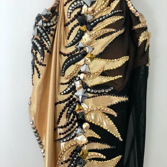 Ballroom Latin Rhythm Dance Dress - Picture 4 of 10